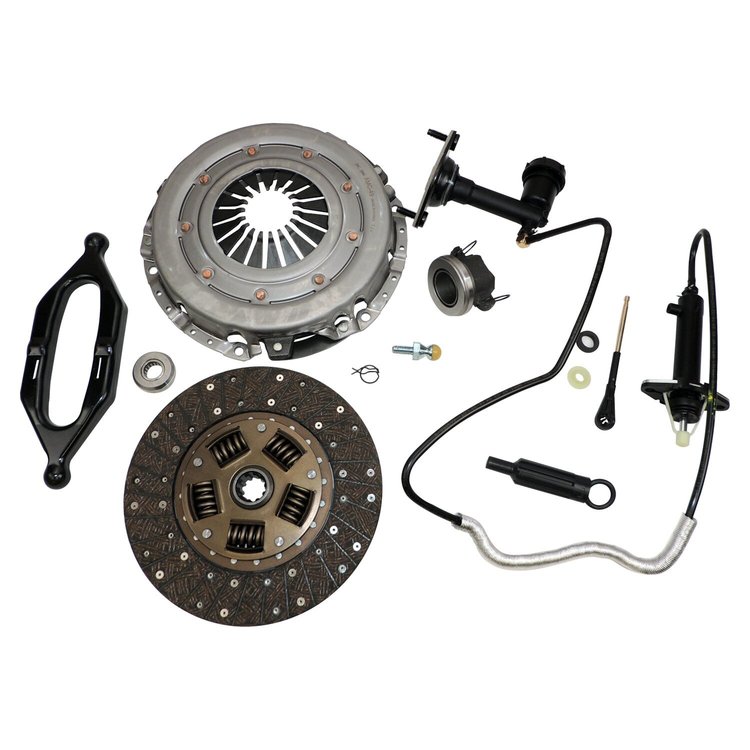 CMK17 Clutch Master Kit for 2000-2002 Jeep TJ Wrangler LHD w/ 4.0L Engine [Black, Unpainted, Rubber, Semi-Metallic, Steel]