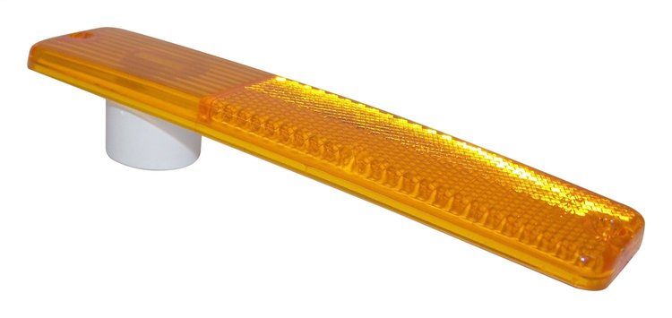 J0994020 Front Side Marker Lamp Lens for 1966-1991 Jeep CJ/SJ/J-Series [Amber, Left/Driver Side or Right/Passenger Side]