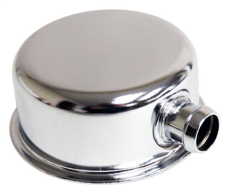 J3174215 Oil Filler Cap for 1965-1967 SJ, J-Series w/ V8-327 Engine [Chrome, Steel]