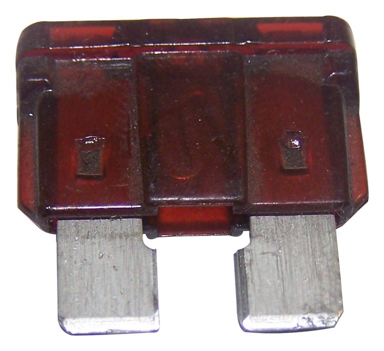 J3231214 Fuse for 7.5 Amp Fuse (Maroon) [Maroon, Silver, Metal, Plastic]