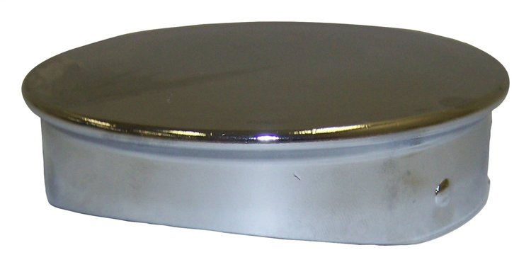 J5352268 Wheel Bearing Cap for 1974-1991 Jeep SJ, J-Series [Unpainted, Metal, Front]
