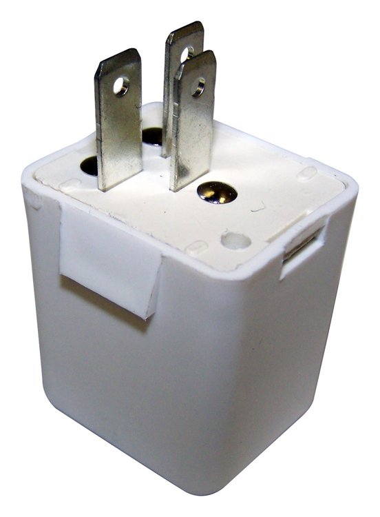 J5456647 Horn Relay for 1976-1980 Jeep SJ, J-Series [White, Plastic, Steel]