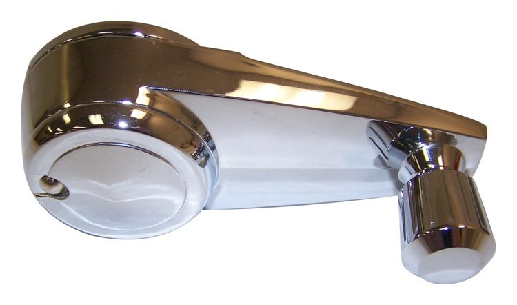 J5751929 Window Handle for 1981-1990 Jeep SJ, Chrome [Chrome, Metal, Rear]