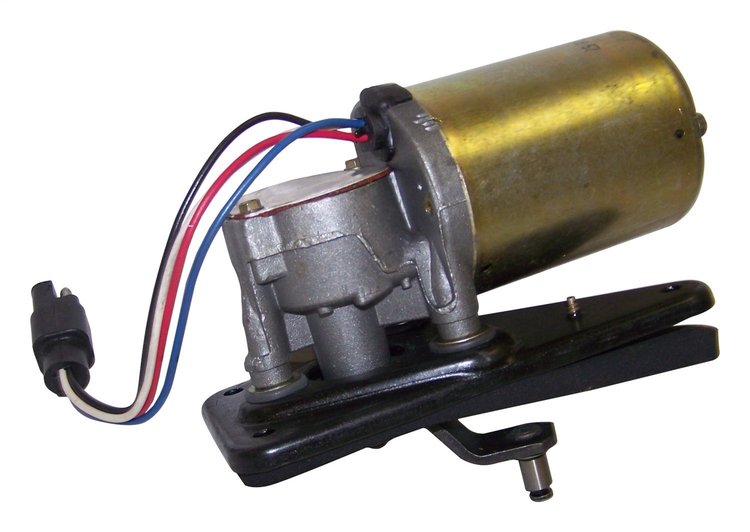 J5758467 Wiper Motor for 1981-1986 Jeep SJ, J-Series [Unpainted, Aluminum, Plastic, Front]