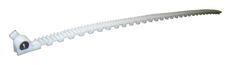 J8134773 Power Window Flex Rack for 1982-90 SJ, J-Series, Front or Rear, Includes Metal Plate and Stud