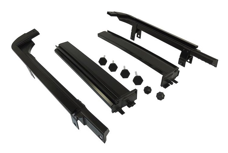 RT25001 Door Surround Kit for 2007-2018 Jeep JK Wrangler w/ 2 Doors w/o Sunrider Top; Includes Left and Right Door Surrounds