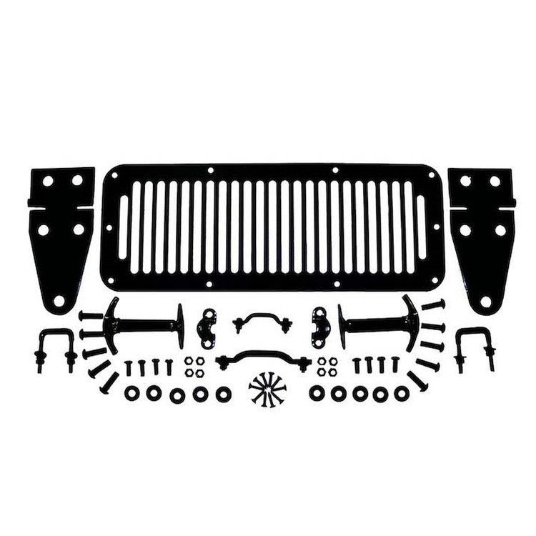 RT26007 Complete Hood Kit for 1978-1983 Jeep CJ5, 1978-1986 Jeep CJ7, 1981-1985 Jeep Scrambler, 1987-1995 Jeep Wrangler