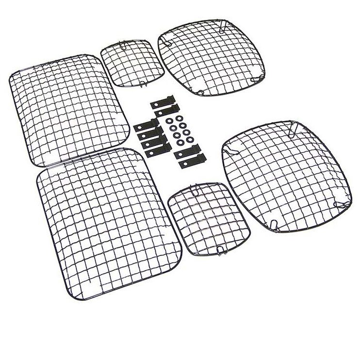 RT26033 Black Stone Guard Set for 1987-1995 Jeep Wrangler