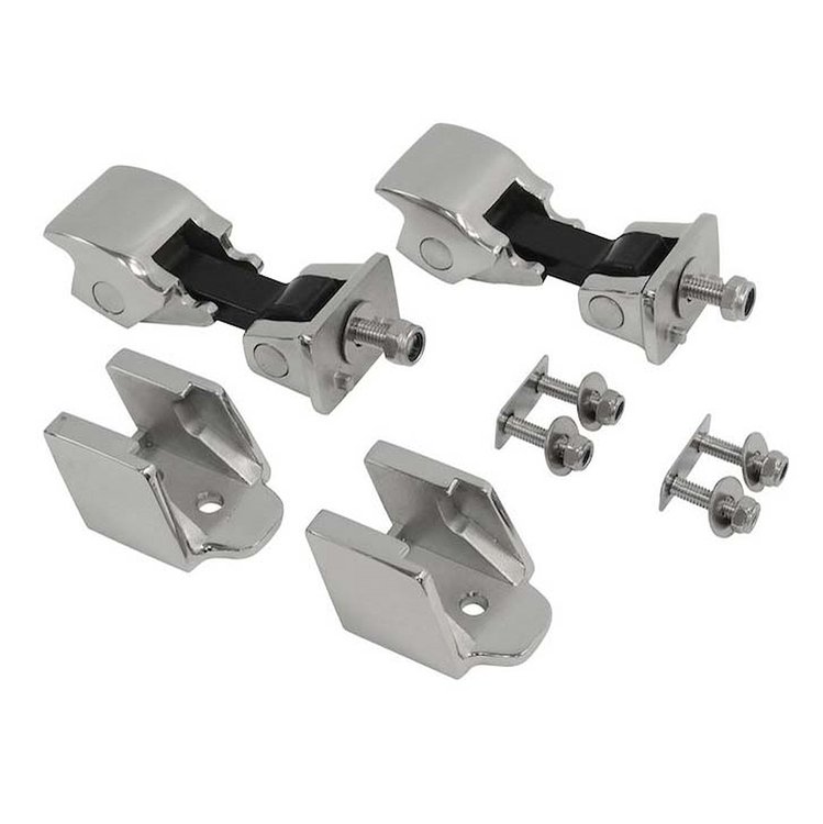 RT26044 Stainless Steel Hood Catch Kit for 1997-2003 Jeep TJ, 1998-2003 Jeep Wrangler, 2004-2006 Jeep Wrangler SE