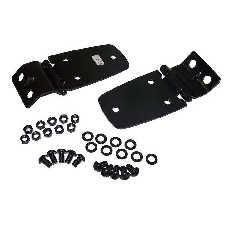 RT26045 Black Hood Hinges for 1997-2003 Jeep TJ, 1998-2003 Jeep Wrangler, 2004-2006 Jeep Wrangler X