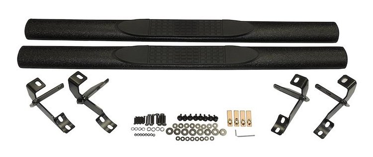 RT26061 Side Steps with Textured Powder Coat Finish for 2007-2018 Jeep JK Wrangler w/ 2 Doors