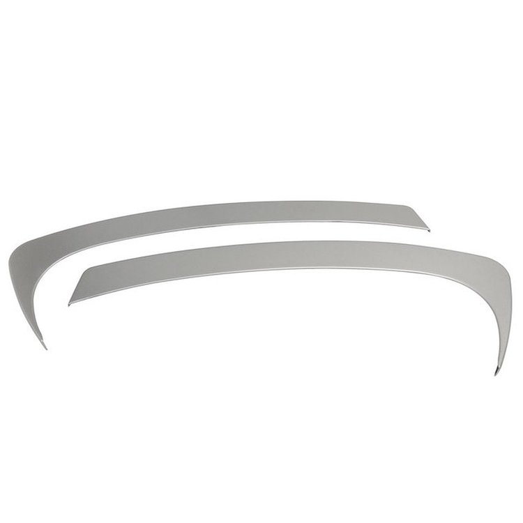 RT27019 Center Dash Accent Kit for 2007-2010 Jeep Wrangler [Brushed Silver, 2-Piece]