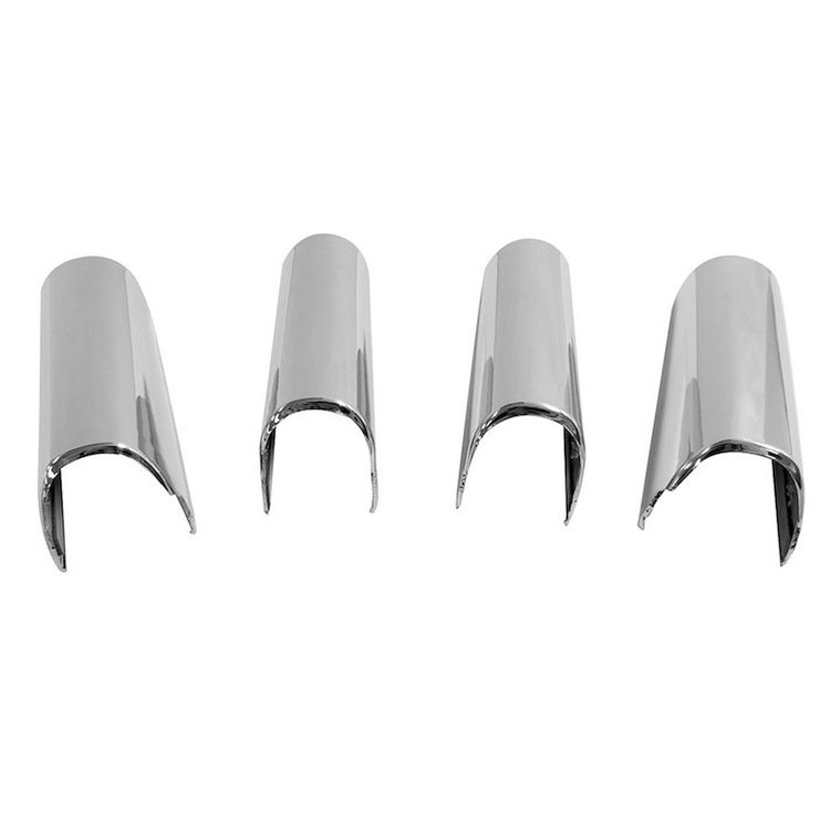 Chrome Steering Wheel Accents for 2007-2010 Jeep Wrangler