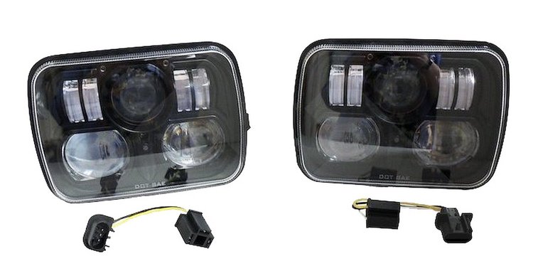 RT28106 Headlamp Set for 1979-1983 Jeep Cherokee Base, 1979-1980 Jeep Cherokee Wide Track, 1979-1990 Jeep Wagoneer