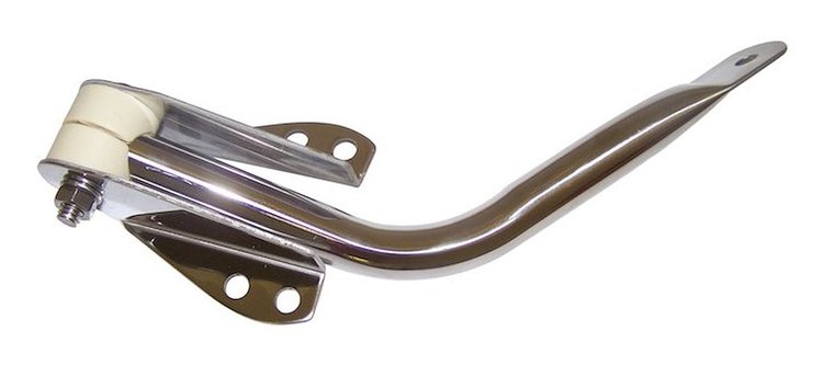 RT30019 Right Stainless Mirror Support Arm for 1955-1986 Jeep CJ-5, CJ-6, CJ-7, CJ-8