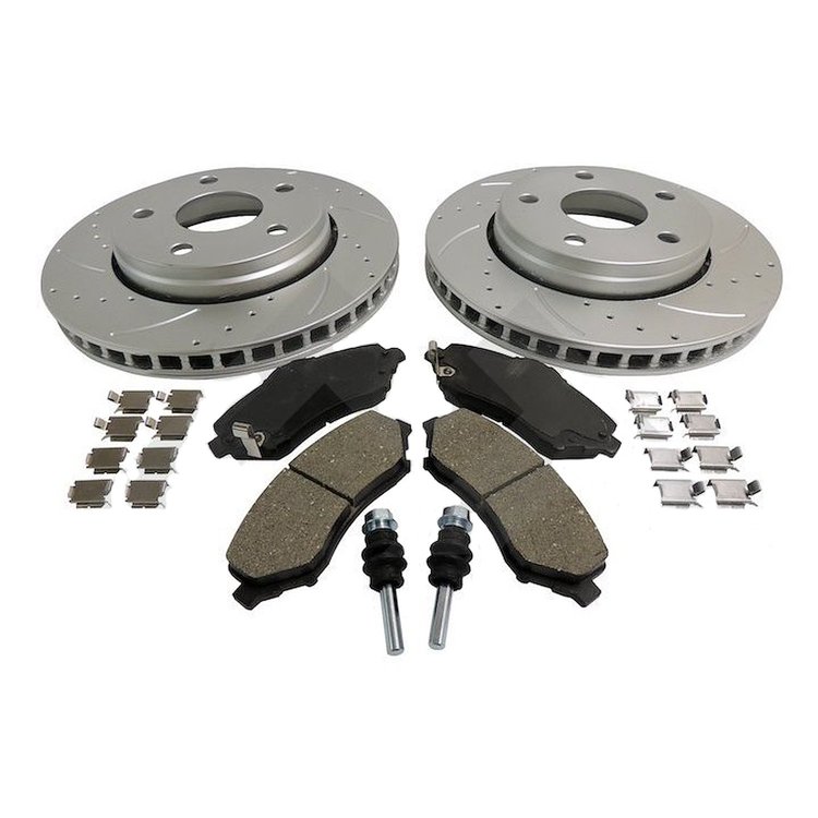 Performance Front Brake Kit for 2007-2017 Jeep Wrangler JK