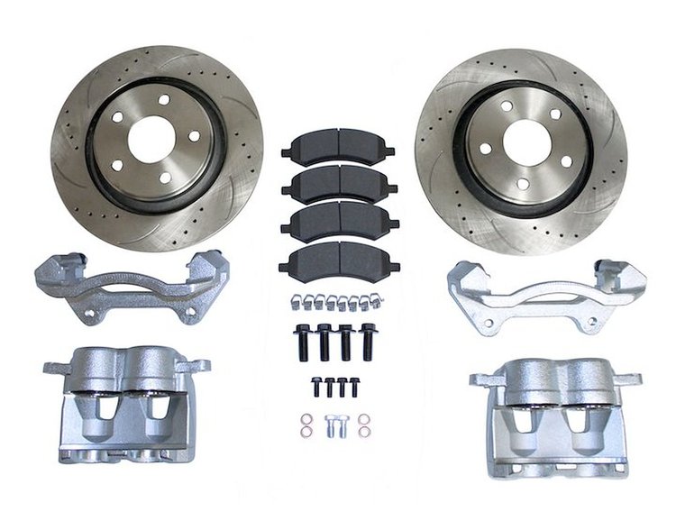 SJRT31047 Performance Front Big Brake Kit for 2007-2018 Jeep Wrangler JK