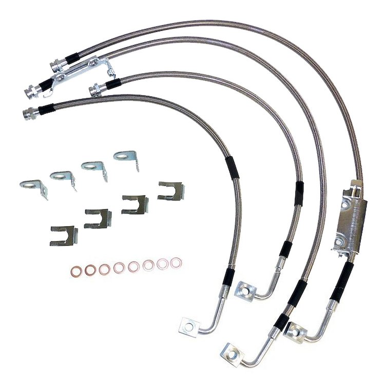 RT31049 Brake Hose Kit for 2011-2017 Jeep Wrangler, 2018 Jeep Wrangler JK, 2018 Jeep Wrangler Unlimited Moab
