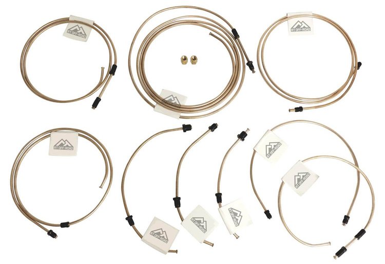 RT31053 Brake Line Kit 1997-2001 Jeep Cherokee XJ for 1997-2001 Jeep Cherokee XJ [Chrysler 8.25 in. Rear Axle]
