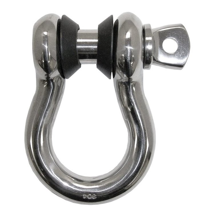 RT33004 Stainless Steel 3/4 in. D-Ring Set for Select Jeep Models