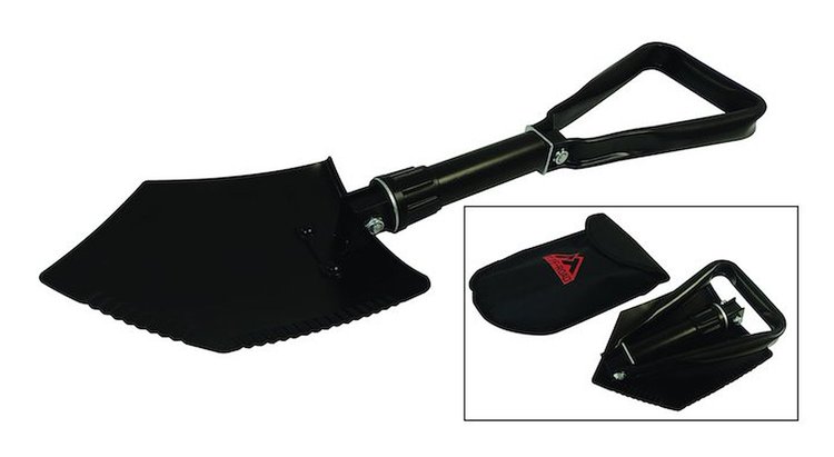TRI-FOLD SHOVEL