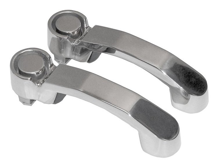 RT34003 2 Stainless Steel Door Handles for 07-18 Jeep JK Wrangler and KK Liberty
