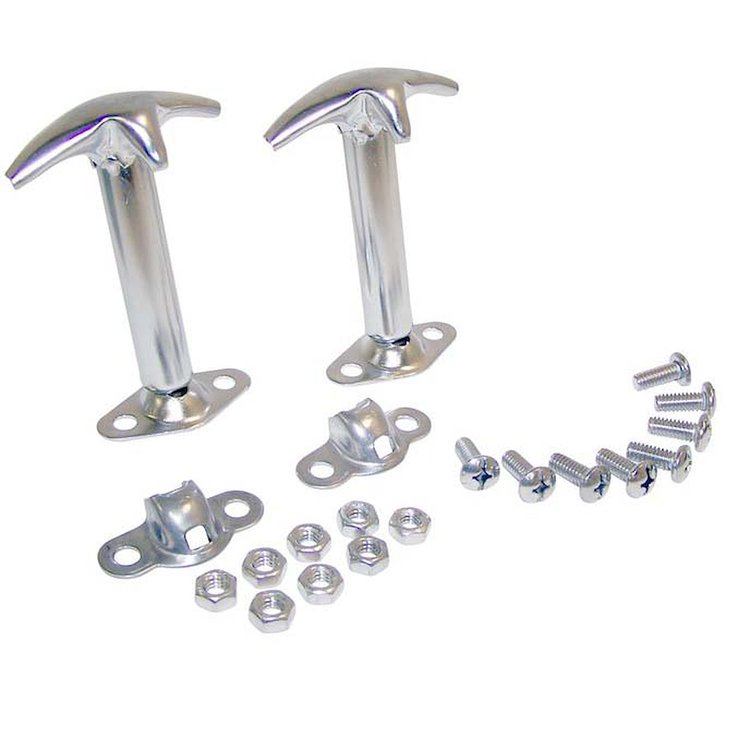RT34011 Hood Catch Kit for 1941-1942 Willys MB, 1946-1949 Jeep Willys CJ-2, 1949-1958 Jeep Willys CJ-3