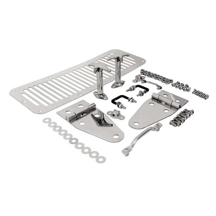 RT34013 Complete Hood Kit for 1978-1983 Jeep CJ5, 1978-1986 Jeep CJ7, 1981-1985 Jeep Scrambler, 1987-1995 Jeep Wrangler