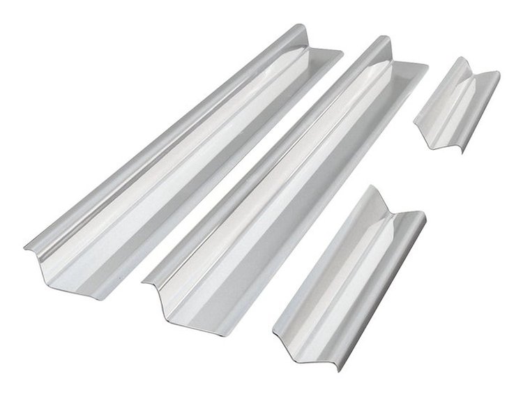 RT34073 4-Piece Stainless Steel Entry Guard Set for 2007-2018 JK Wrangler w/ 4 Doors