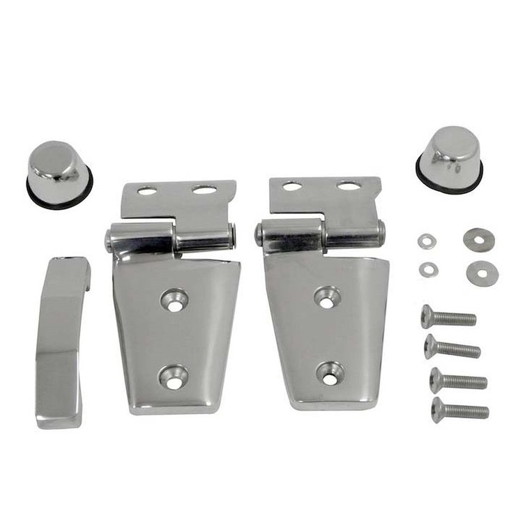 RT34076 Stainless Steel Hood Kit for 2007-2017 Jeep Wrangler, 2018 Jeep Wrangler JK Unlimited Sport