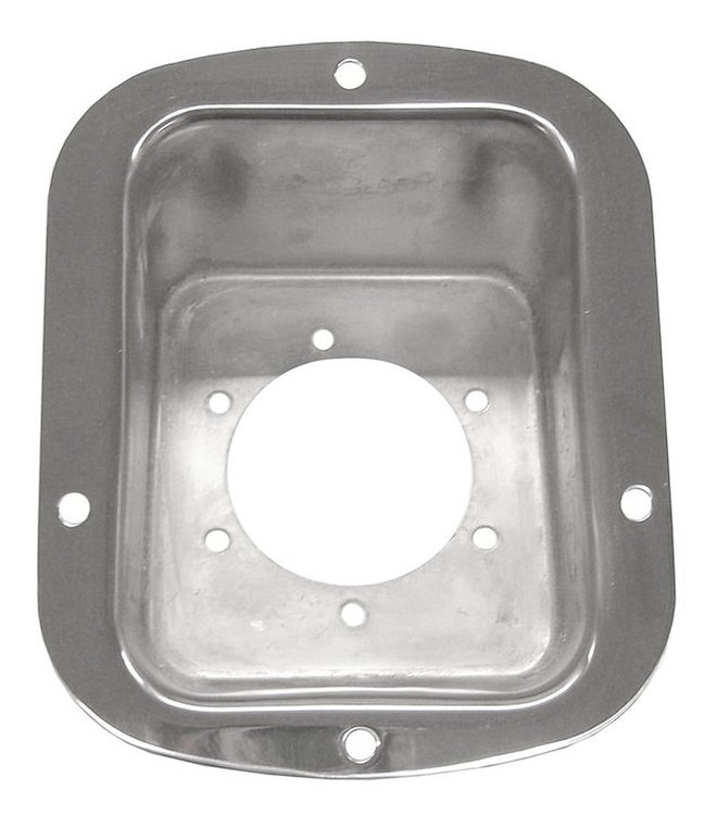 RT34089 Stainless Steel Fuel Filler Bezel for 78-95 CJ-5, CJ-7, CJ-8, YJ Wrangler