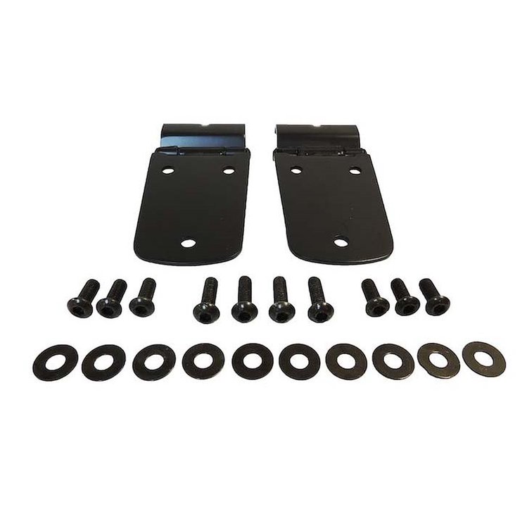 RT34091 Matte Black Powder Coated Hood Hinges for 1997-2003 Jeep TJ, 1998-2003 Jeep Wrangler, 2004-2006 Jeep Wrangler Sport