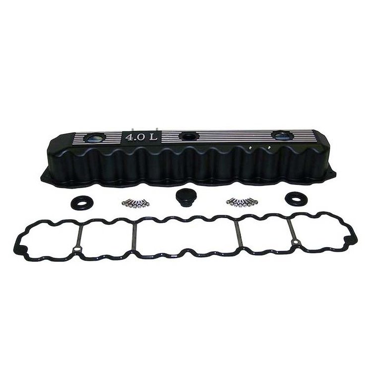 RT35001 Black Valve Cover Kit for 1993-2001 Jeep Cherokee, 1993-2001 Jeep Grand Cherokee, 1993-2004 Jeep Wrangler Sahara