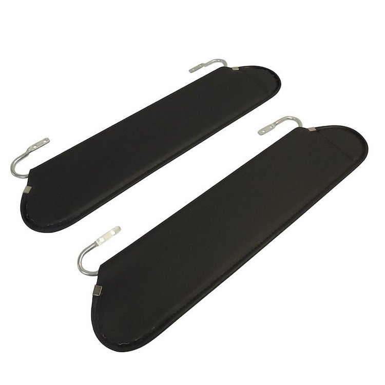 Gray Sun Visor Set for 1972-1986 Jeep CJ