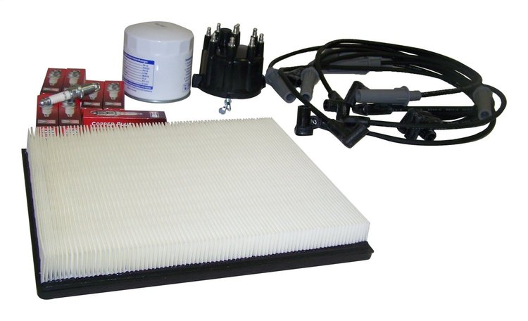 TK24 Tune Up Kit for 1997-1998 Jeep ZJ Grand Cherokee w/ 5.2L or 5.9L Engine, Includes Distributor Cap & Rotor, Air Filter