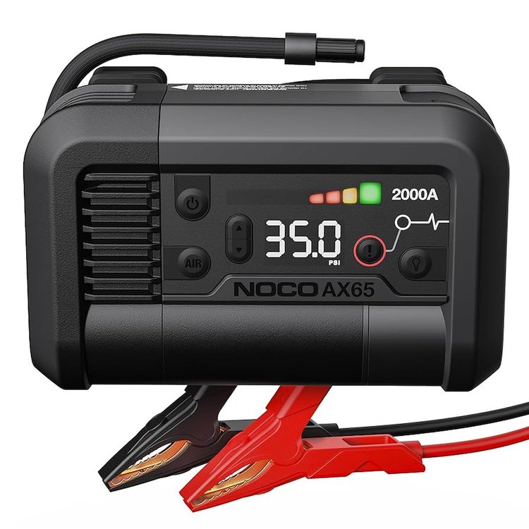 AX65 Boost Air 2000A Lithium Jump Starter and Air Compressor