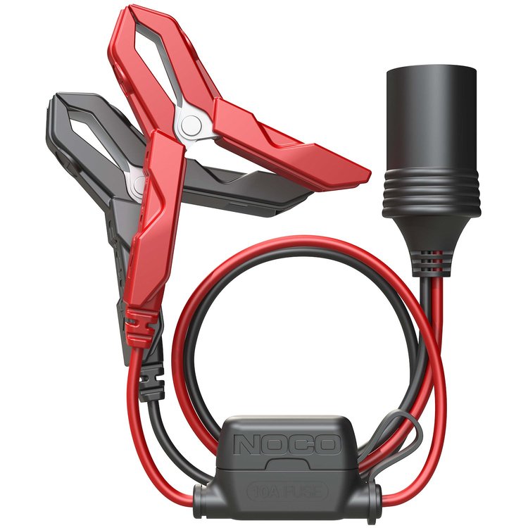 GC017 12 V Plug Socket w/ Battery Clamps