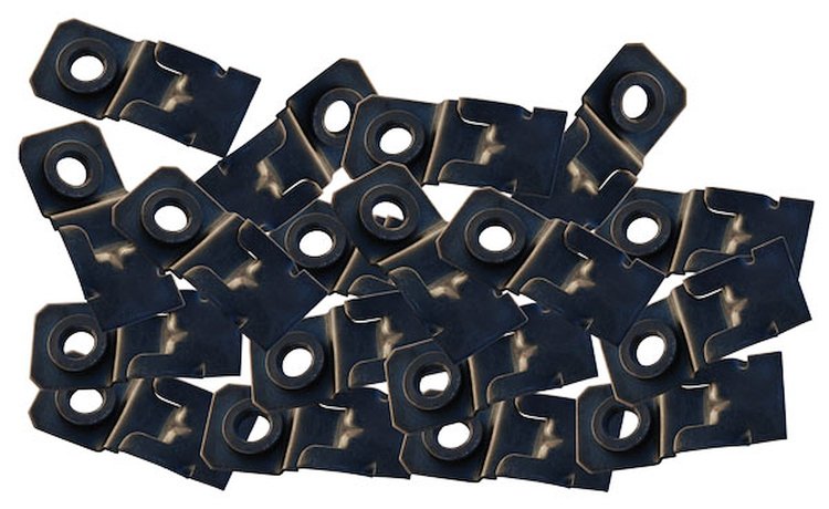 01A-16009-K Rear Fender to Body Mounting Clip Set, 1939-40 Ford Car