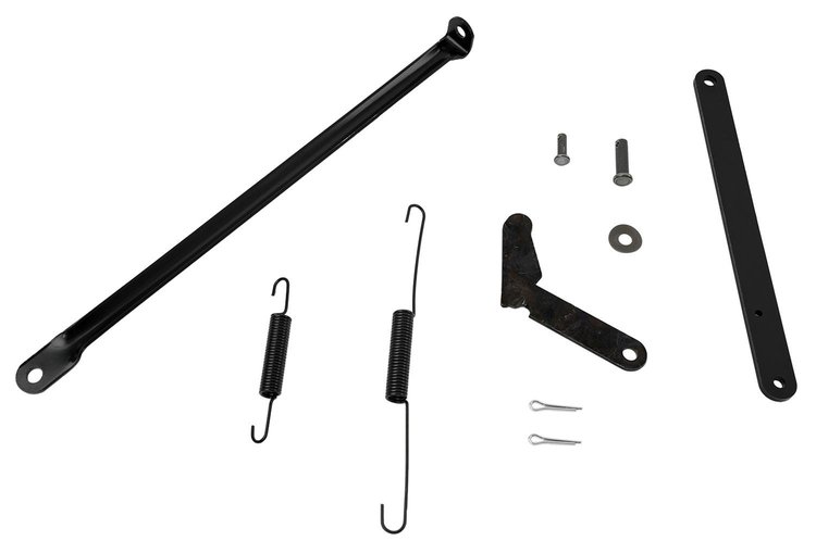 01A-16674-AK Hood Release Linkage & Support Brace Kit, 1940 Ford Standard, Ford Pickup