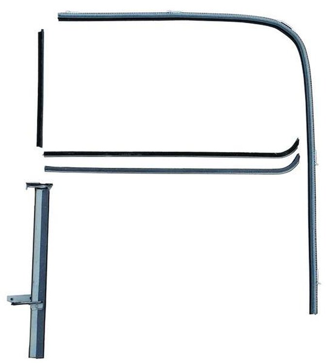 01A-45983-2D Front Door Window Channel Kit, 1940 Ford Tudor