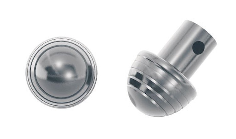 01A-9270-SR Fordy Style Dash Knob & Collar Set (Satin), Universal