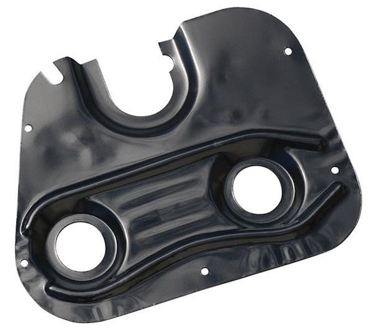 01C-8112145 Steering Tube Floor Plate, 1940-41 Ford Pickup