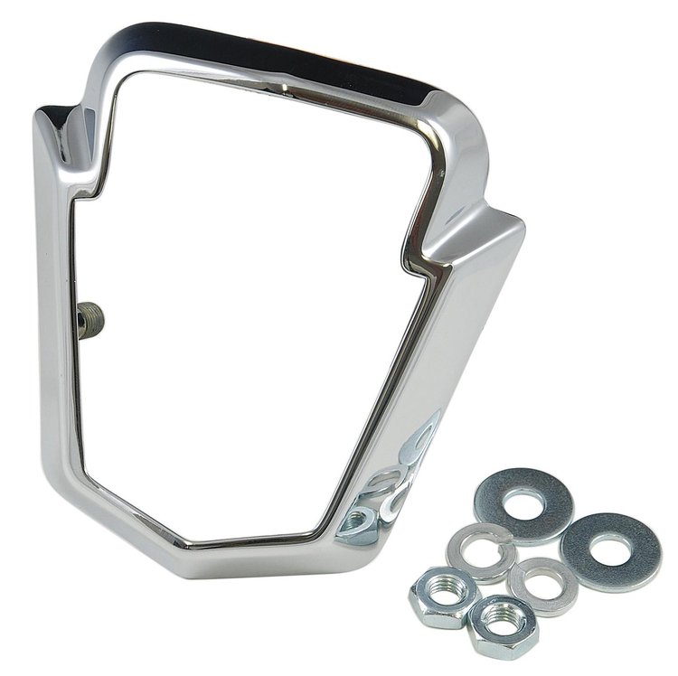 0A-16644-B Hood Emblem Bezel, 1950-51 Ford Car, Station Wagon
