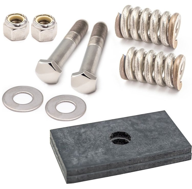 1165-SS Radiator Mounting Hardware Kit, 1932-48 Ford Car, Ford Pickup