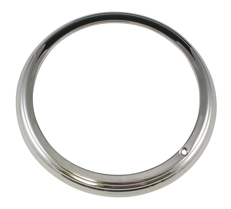 11A-13045 Headlight Rims (2-Rib Style), Early 1941 Ford Car