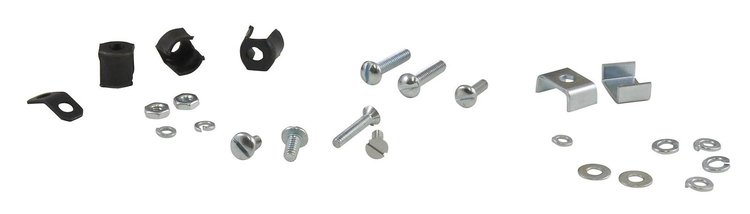 11C-8219 Hood Ornament Hardware Kit, 1941 Ford Pickup