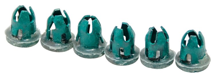 375890-S Emblem Barrel Clips, 1948-Up Ford Car, Ford Pickup