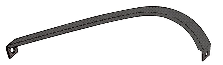 40-16094-A Front Fender Brace, 1933-34 Ford Car