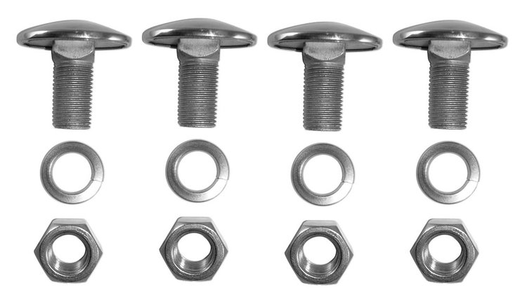 40-17908-K Bumper Bolt Kit (Inner Style), 1933-40 Ford Car, 1934-41 Ford Pickup