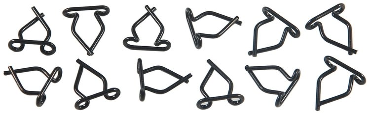40-20001 Grille Trim Clips, 1934 Ford Car, 1935 Ford Pickup
